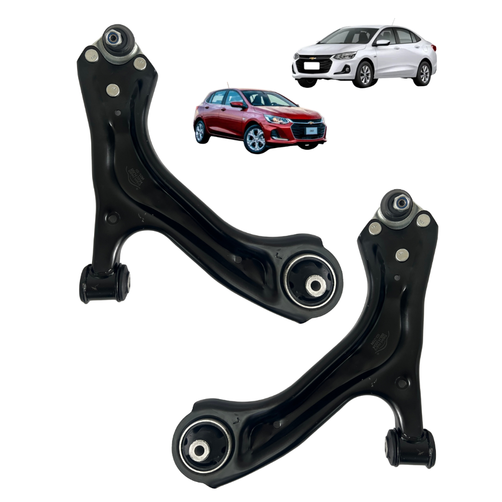 Par Bandeja Dianteira Gm Onix - Onix Plus - Onix Hatch 2020 a 2024