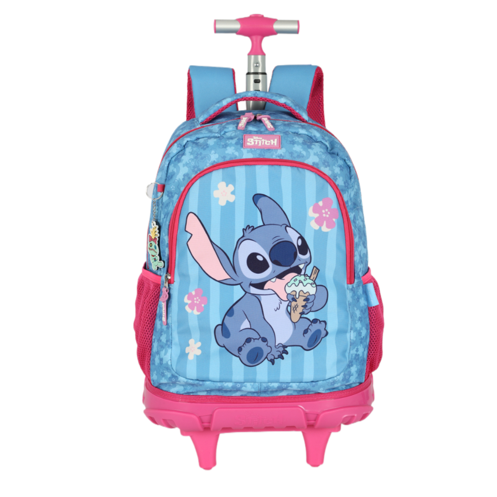 Mochila Com Rodinhas Stitch Sorvete Up4You MC50102SC Lançamento 2026 em Oferta na Shopee