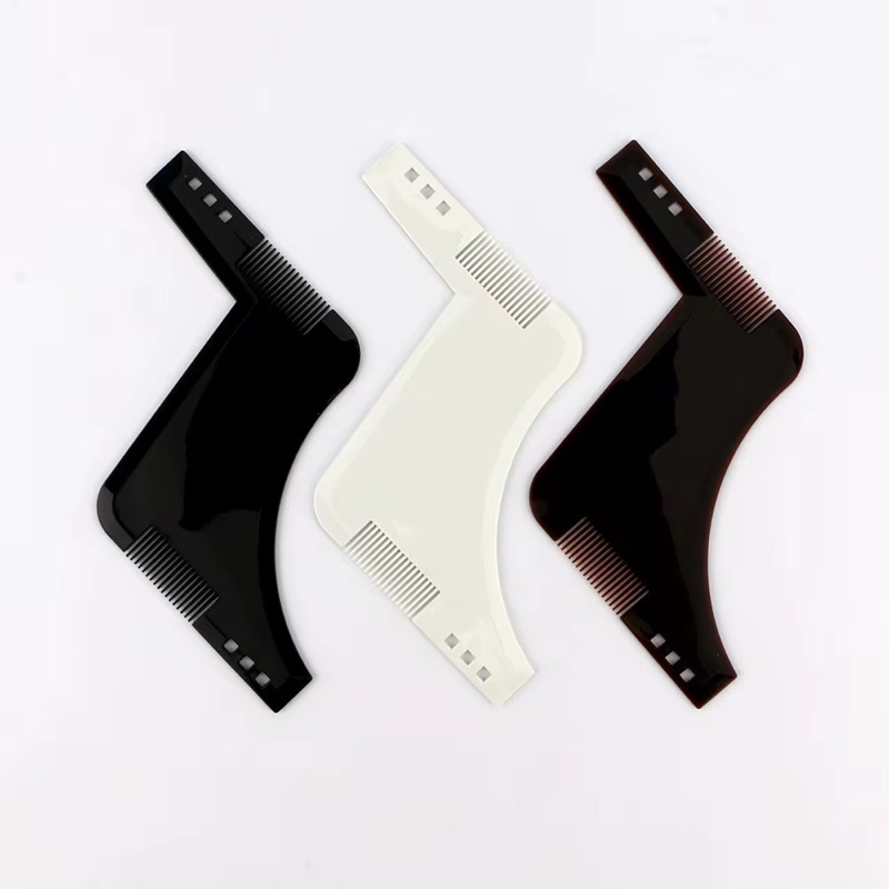 Régua Molde Para Barba Com Pente Modelador Alinhador em Oferta na Shopee
