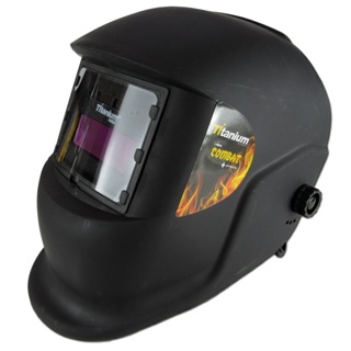 Máscara de Solda Auto Escurecimento Ton.11 Fixa Combat Proteção Solar Profissional Titanium Platina em Oferta na Shopee