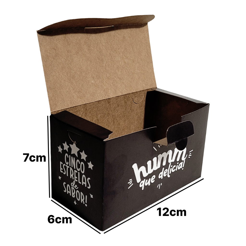 Caixa Embalagem Para Batata Frita Delivery 100 unidades
