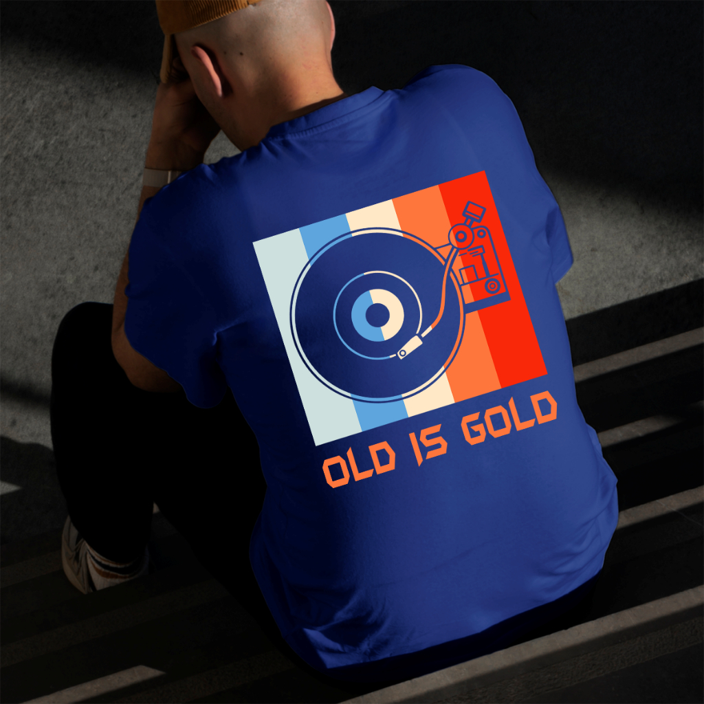 Camiseta Masculina Estampada Clássica 100% Algodão Estilo Conforto Diário Do Tamanho P ao GG
