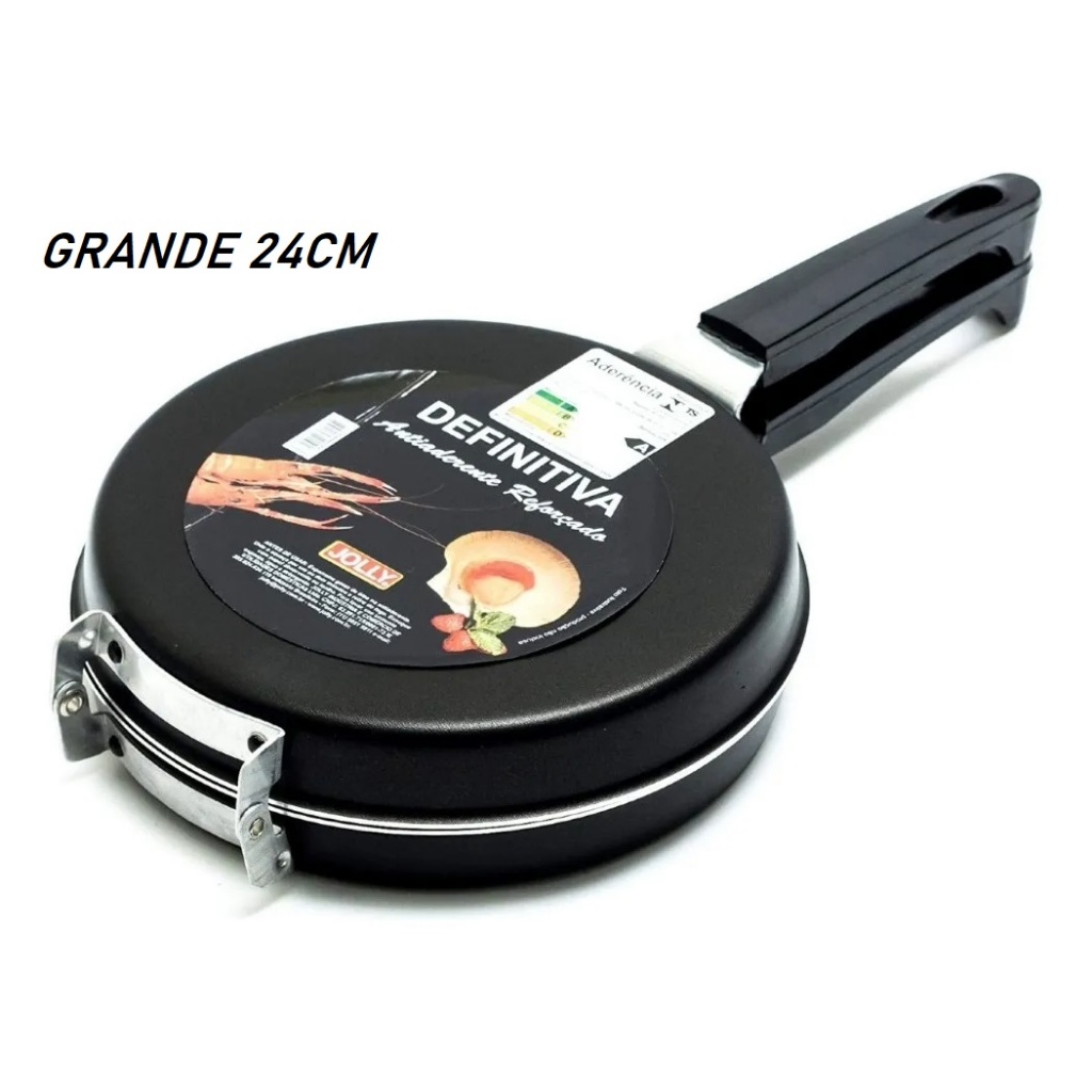 Omeleteira Grande Panquequeira Antiaderente Jolly 24cm