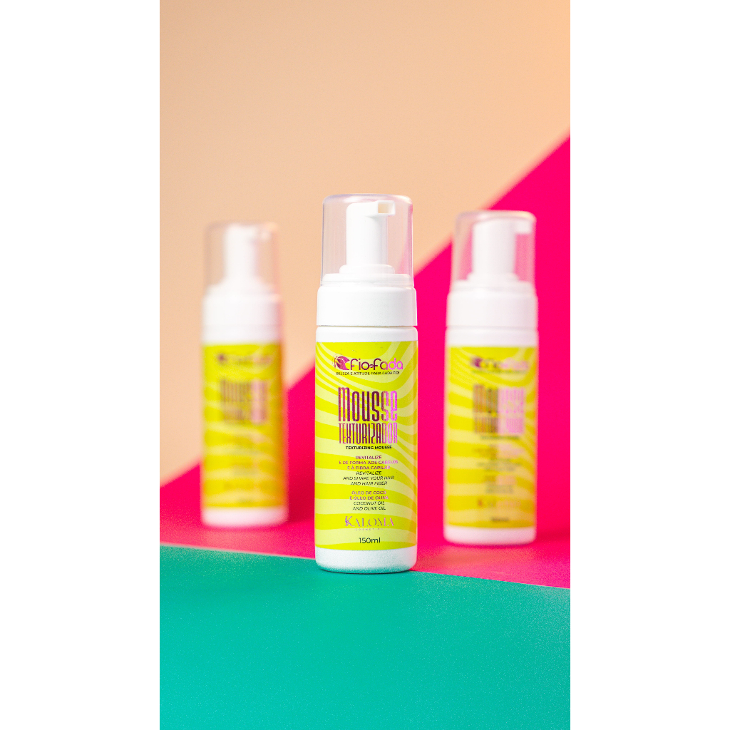 mousse texturizador / espuma Para Cabelos e Texturizador Fibras Fio De Fada 150ml em Oferta na Shopee