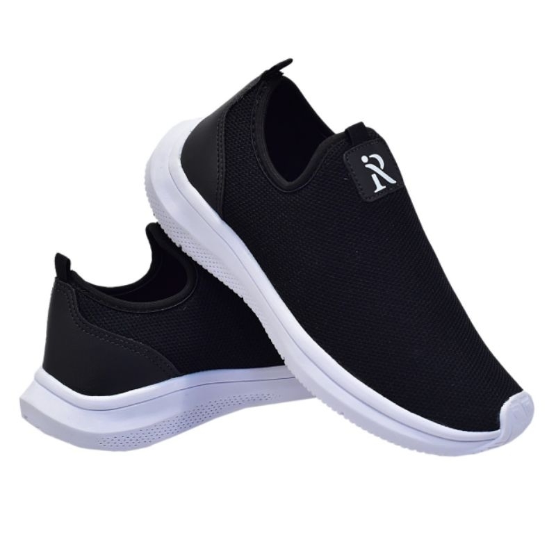 Tênis Calce Fácil Meia Feminino Slip On Confortável Leve Caminhada Academia Promoção em Oferta na Shopee