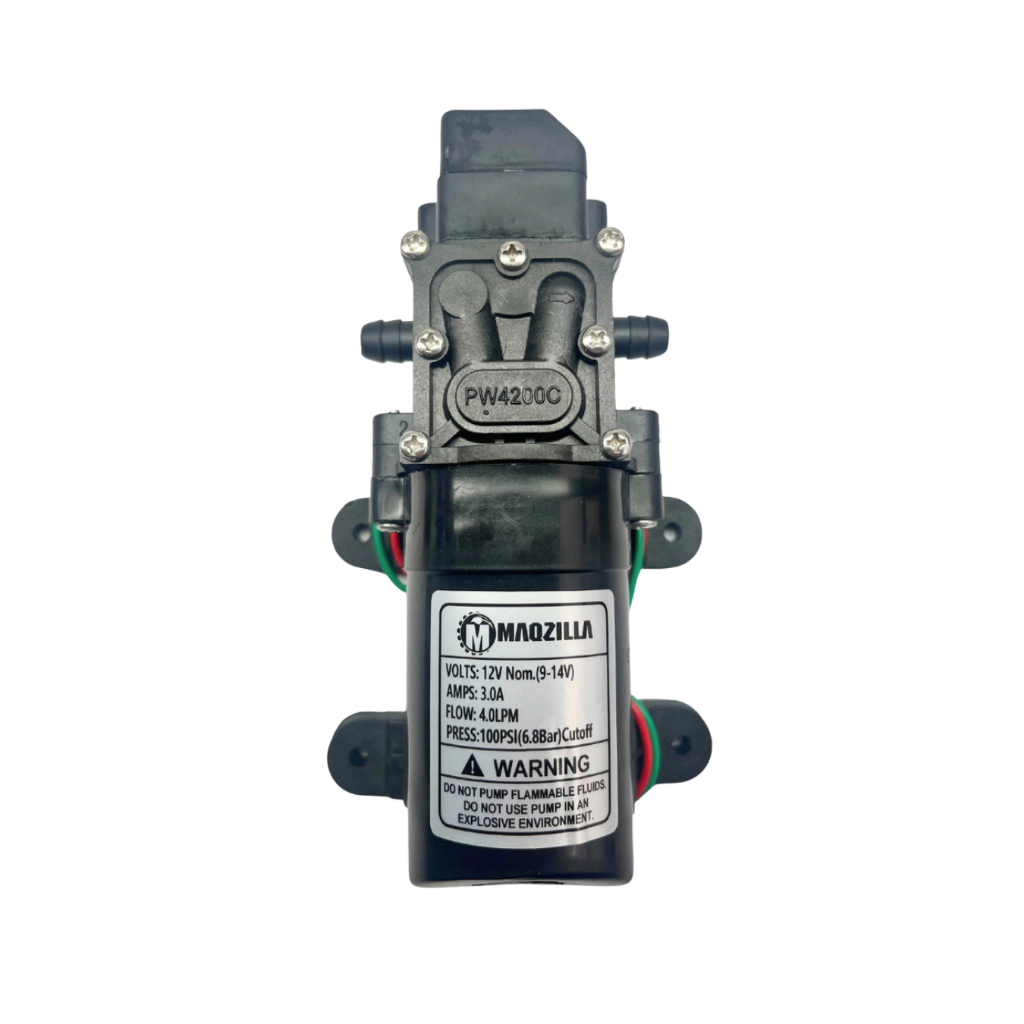 Bomba Água Elétrica de Diafragma 12V 4L/min 6,8bar 100psi em Oferta na Shopee