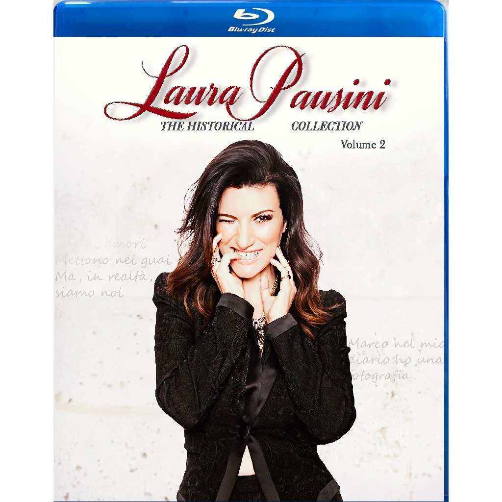 Bluray Duplo Laura Pausini Historical Collection Volume 2 - Videografia Legendada e Remasterizada