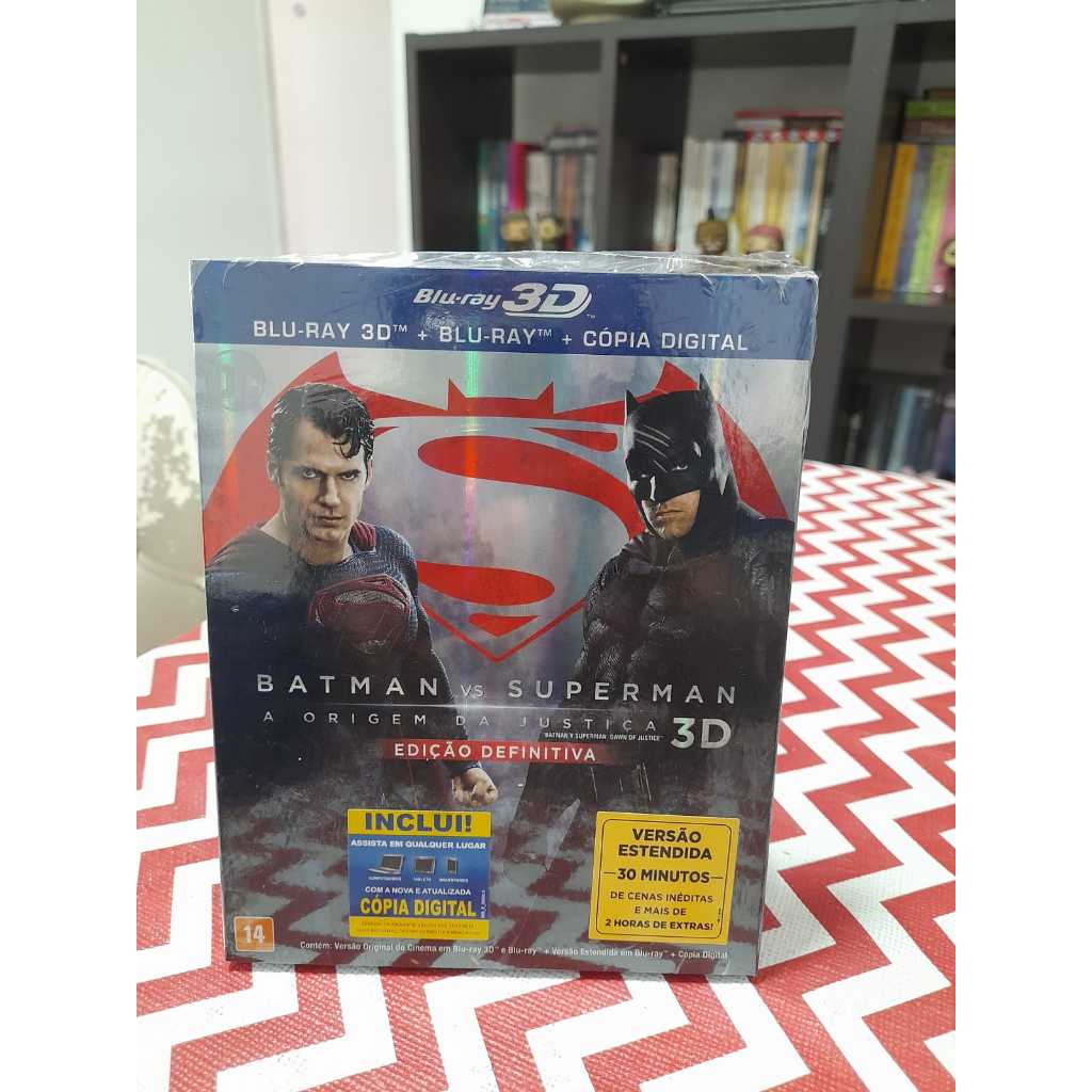 Blu-ray + Blu-ray 3d Batman Vs Superman Edição Definitiva