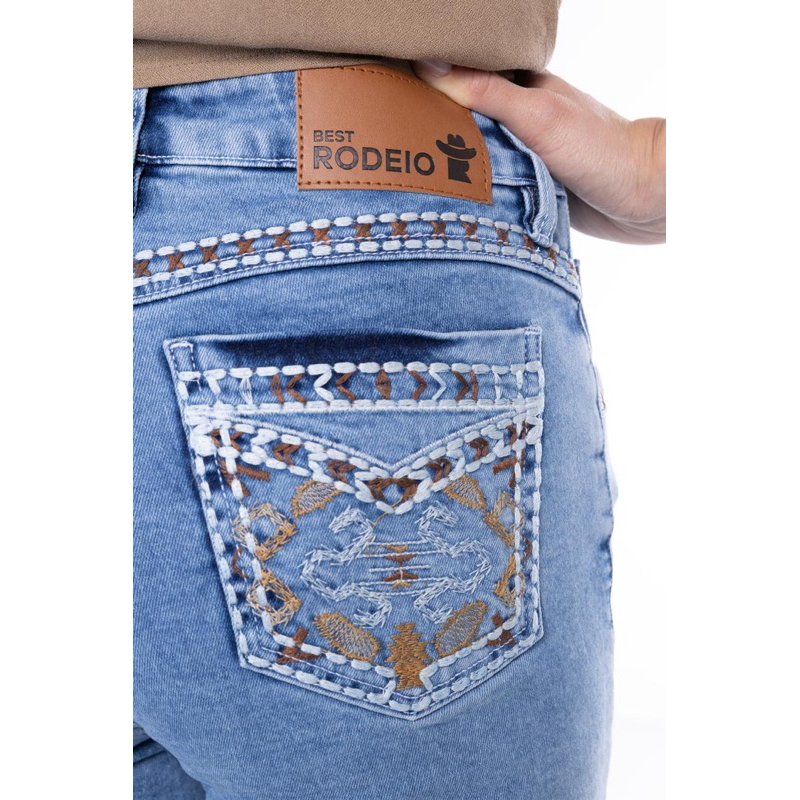 Calça country feminina em Oferta na Shopee