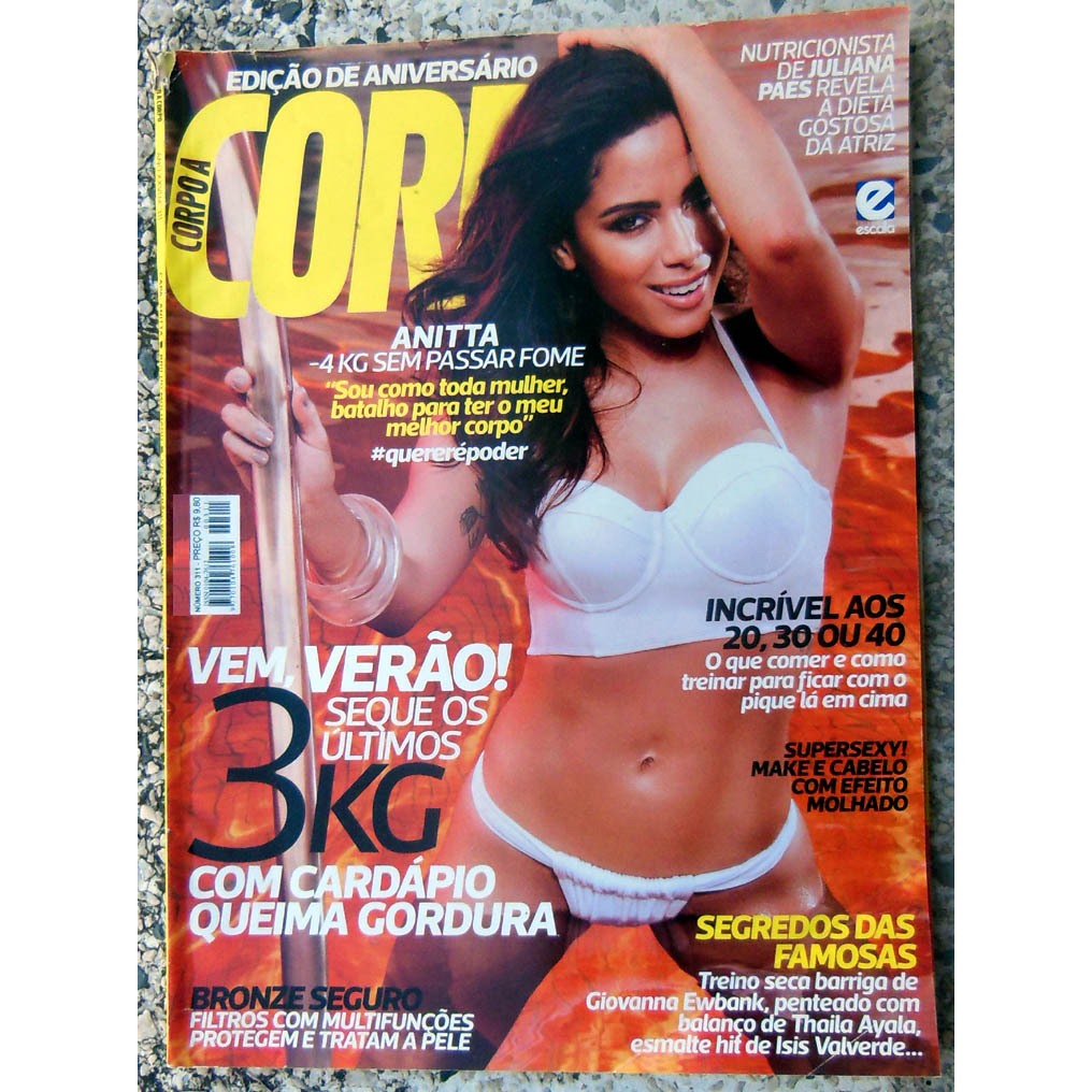Revista Corpo A Corpo Nº 311 Anitta Giovanna Ewbank - Novembro 2014