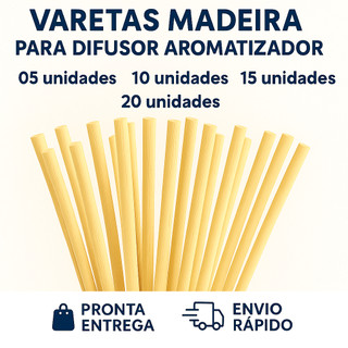 Varetas Difusor Palitos De Madeira · Aromatizador · Casa · Escritório · Perfume…