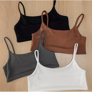 KIT 2 Top Academia Forro Duplo Alça Fina Suplex Premium Com Elástico Feminino Fitness em Oferta na Shopee