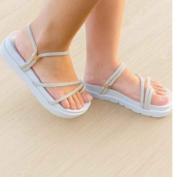 Sandália Papete Birken Feminina Plataforma Confortavel em Oferta na Shopee