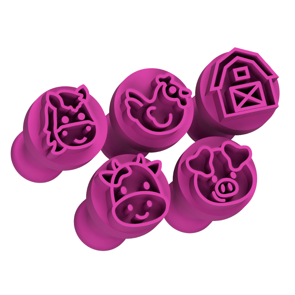 Kit Carimbo Para Doces Fazendinha em Oferta na Shopee