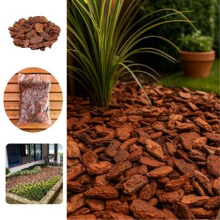 Casca de Pinus 10 Litros Natural Para Jardinagem e Decoração em Oferta na Shopee