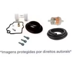 Diafragma neo 115 at + boia + agulha com sede carburador + junta cuba filtro  Mangueira parafusos