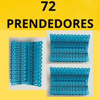KIT 72 Prendedor Reforçado de Roupa, Pregador Reforçado de Roupa Para Varal em Oferta na Shopee