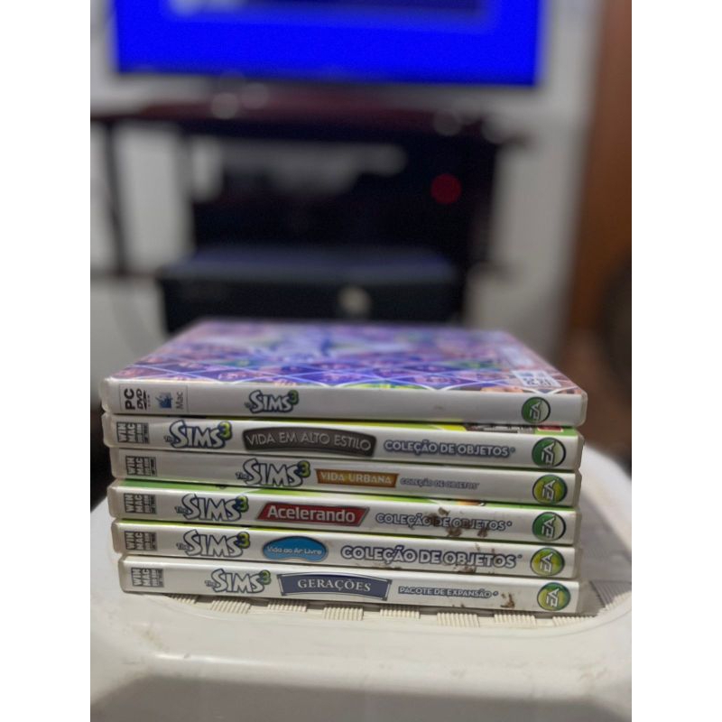 The Sims 3 Coleção Rara PC DVD Original – Jogo Base + 5 Expansões (PC DVD)