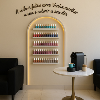 Expositor de esmaltes Kit 3 Prateleiras MDF Ideal para Esmaltes, Temperos e Decoração em Oferta na Shopee