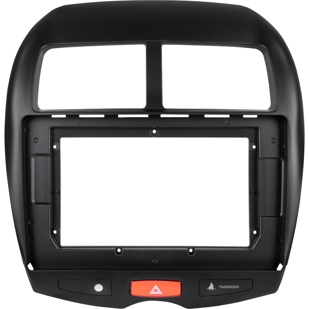 Moldura 10 Polegadas Mitsubishi Asx Painel Multimídia 2din Preto Fosco Alto  Acabamento em Oferta na Shopee