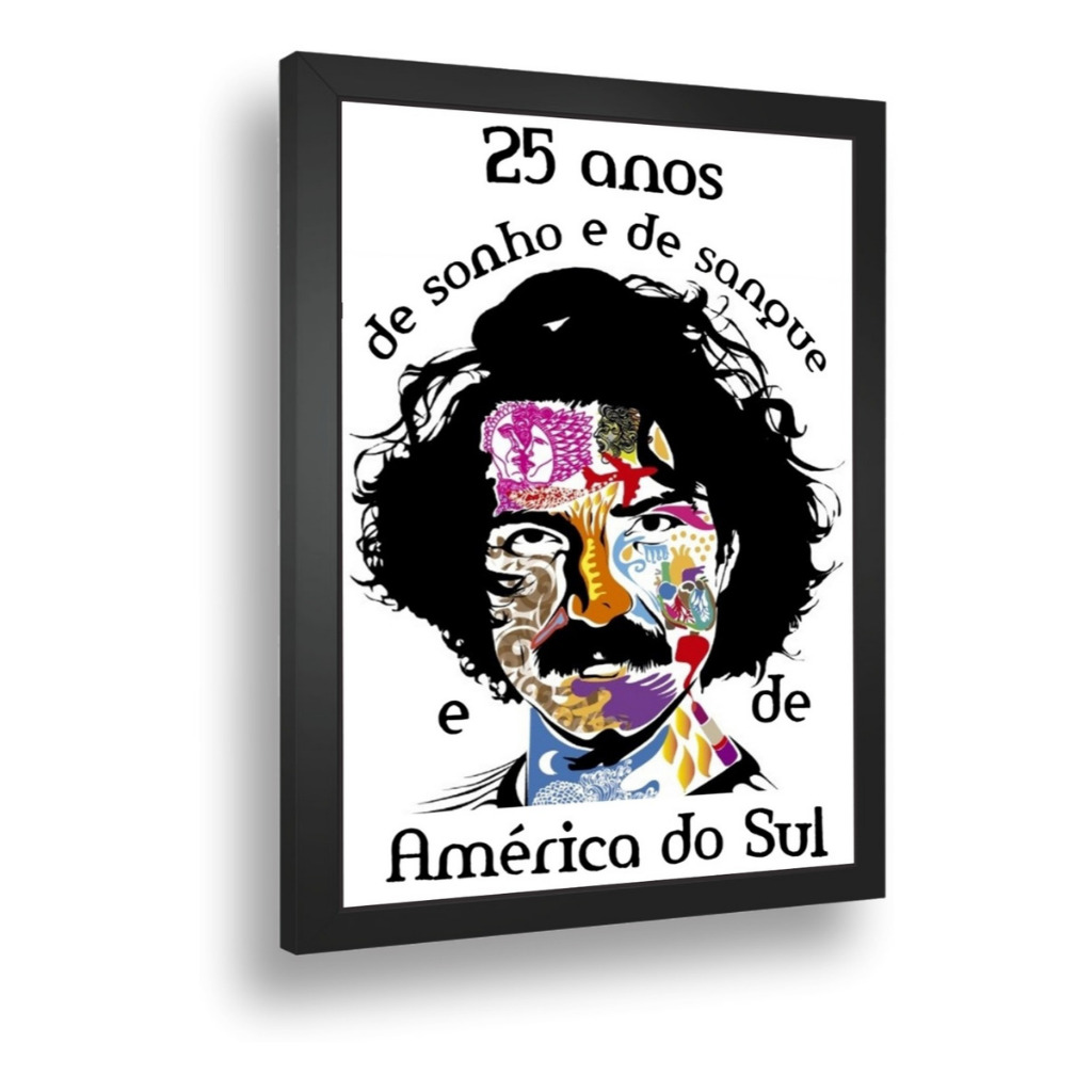 Quadro Decor Poste Belchior Mpb Musica Cantor