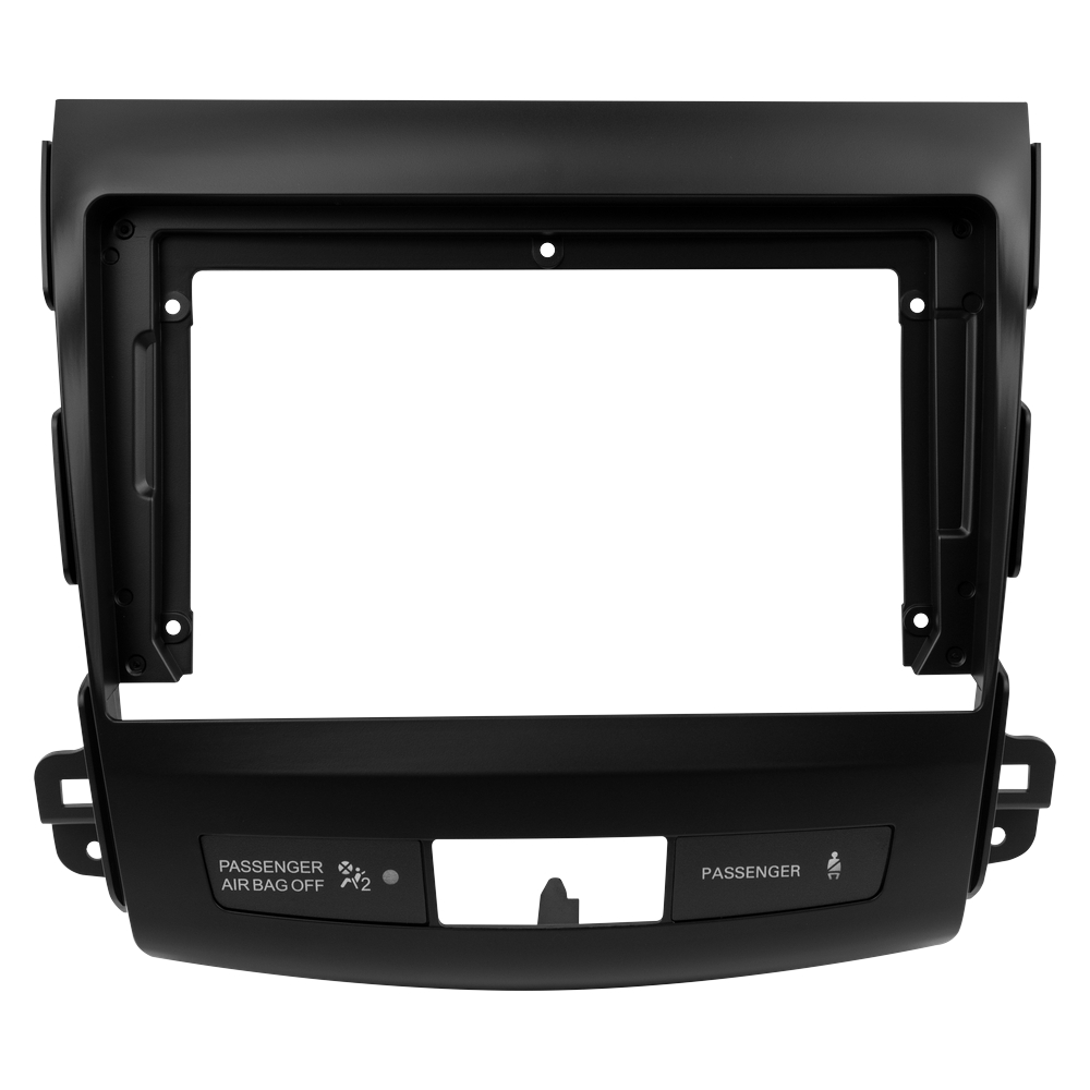 Moldura 9 Polegadas Mitsubishi Outlander 2007 A 2012 Painel Multimídia 2din
