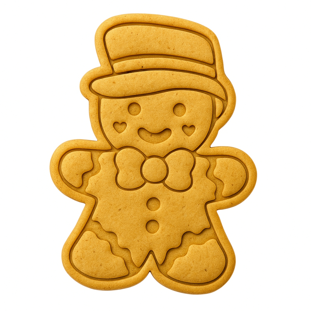 Cortador de Biscoito Natalino  do  BONECO GINGER  Natal Ideal para Festas Marca FoFos