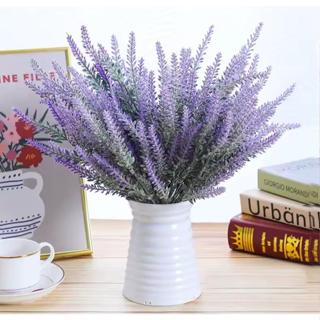 Kit 5 Buquês de Lavanda Siliconada Nevada Lilás Toque Real 36cm Artificial em Oferta na Shopee