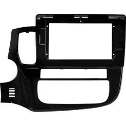 Moldura 10 Polegadas Mitsubishi Outlander 2013 A 2022 Painel Multimídia 2din Black Piano