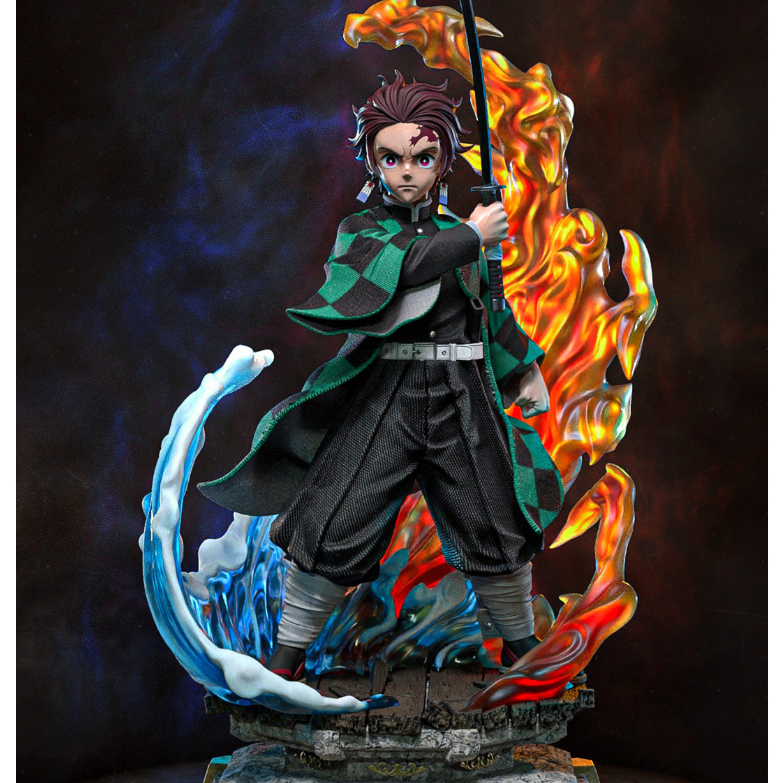 action figure kamado tanjiro demon slayer - boneco colecionável tanjiro demon slayer kimetsu no yaiba decoração