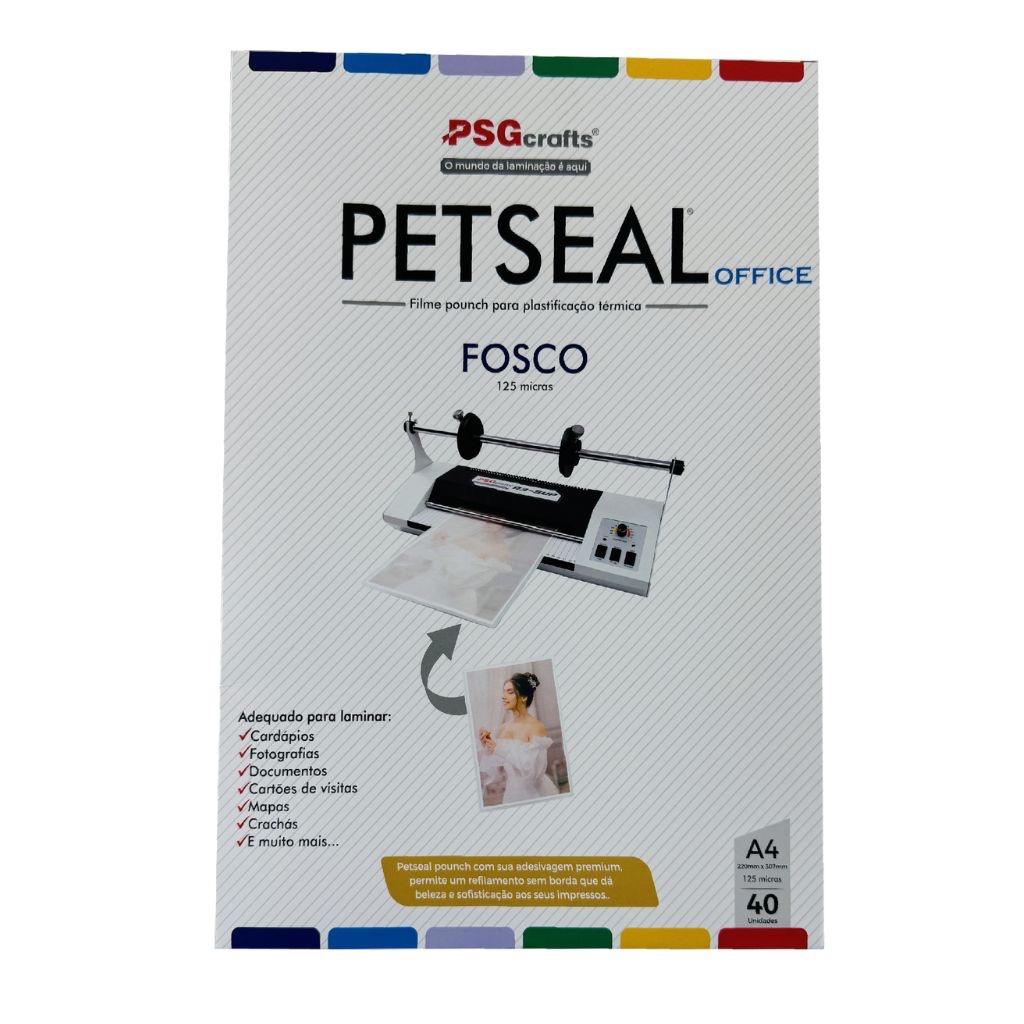 Petseal Fosco A4 com 40 folhas em Oferta na Shopee