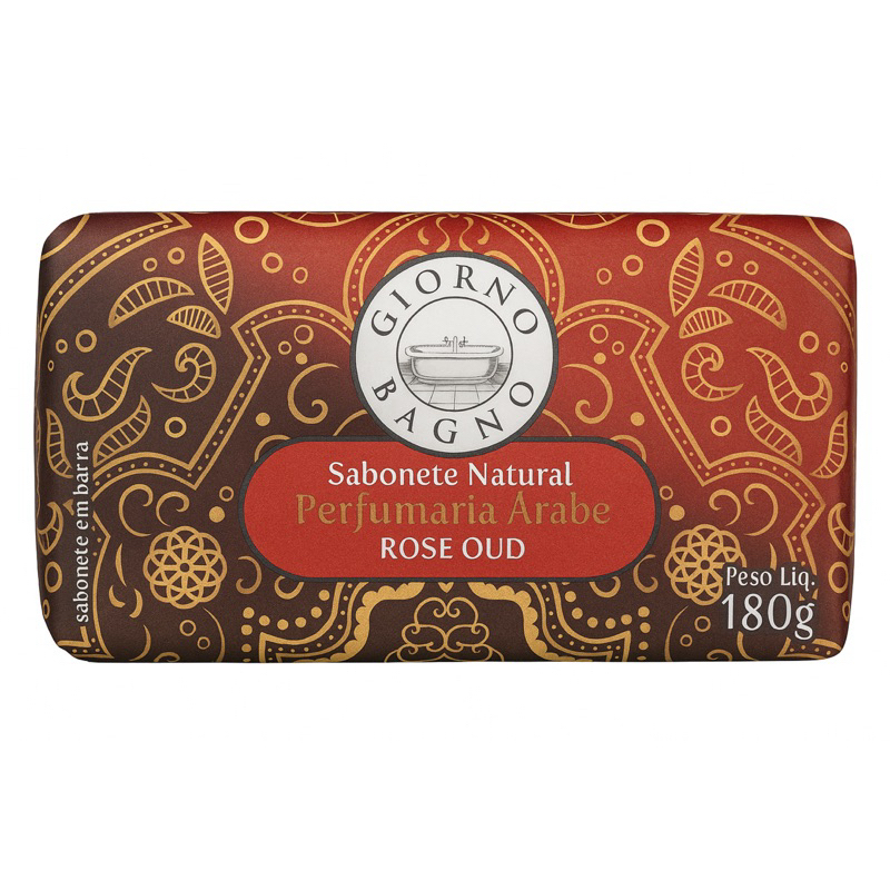 SABONETE EM BARRA GIORNO BAGNO ROSE OUD 180Gr em Oferta na Shopee