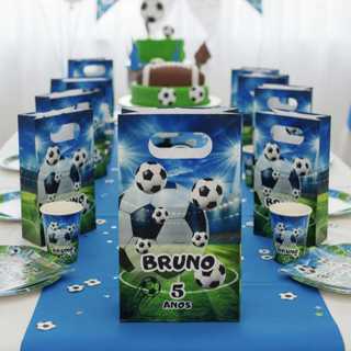 Lembrancinha sacolinhas personalizadas Futebool em Oferta na Shopee