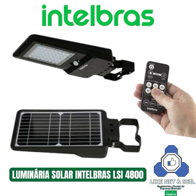 Luminaria De Energia Solar 40w Intelbras Lsi 4800