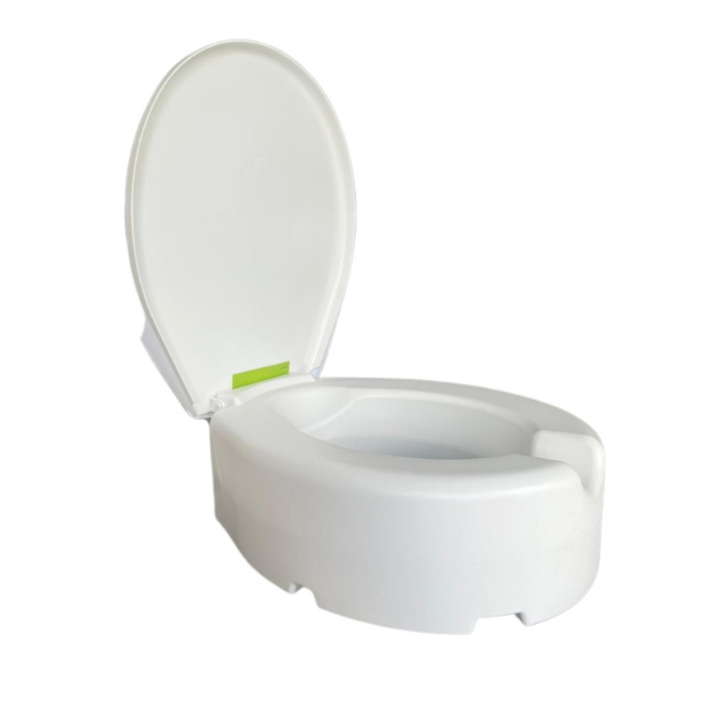 Assento Sanitário Elevado Cipla13cm Tampa Vaso P/ Idosos Deficiência Pós Cirurgia P/ Cadeira de Banho