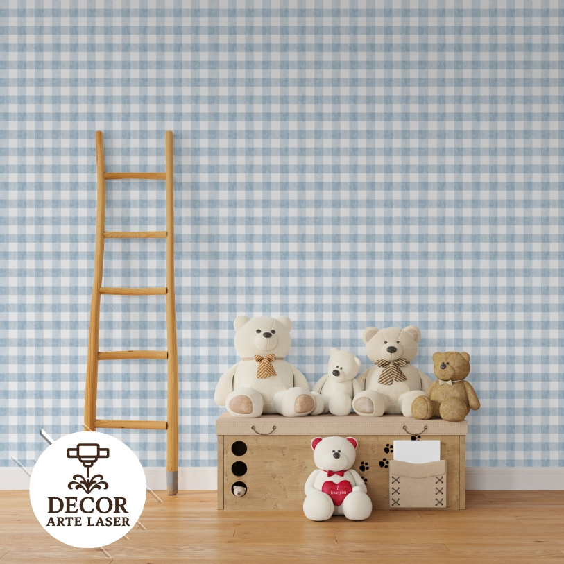 Papel de Parede Adesivo Infantil xadrez, varias cores, Rosa, Amarelo, Azul, Roxo, cinza e Verde em Oferta na Shopee