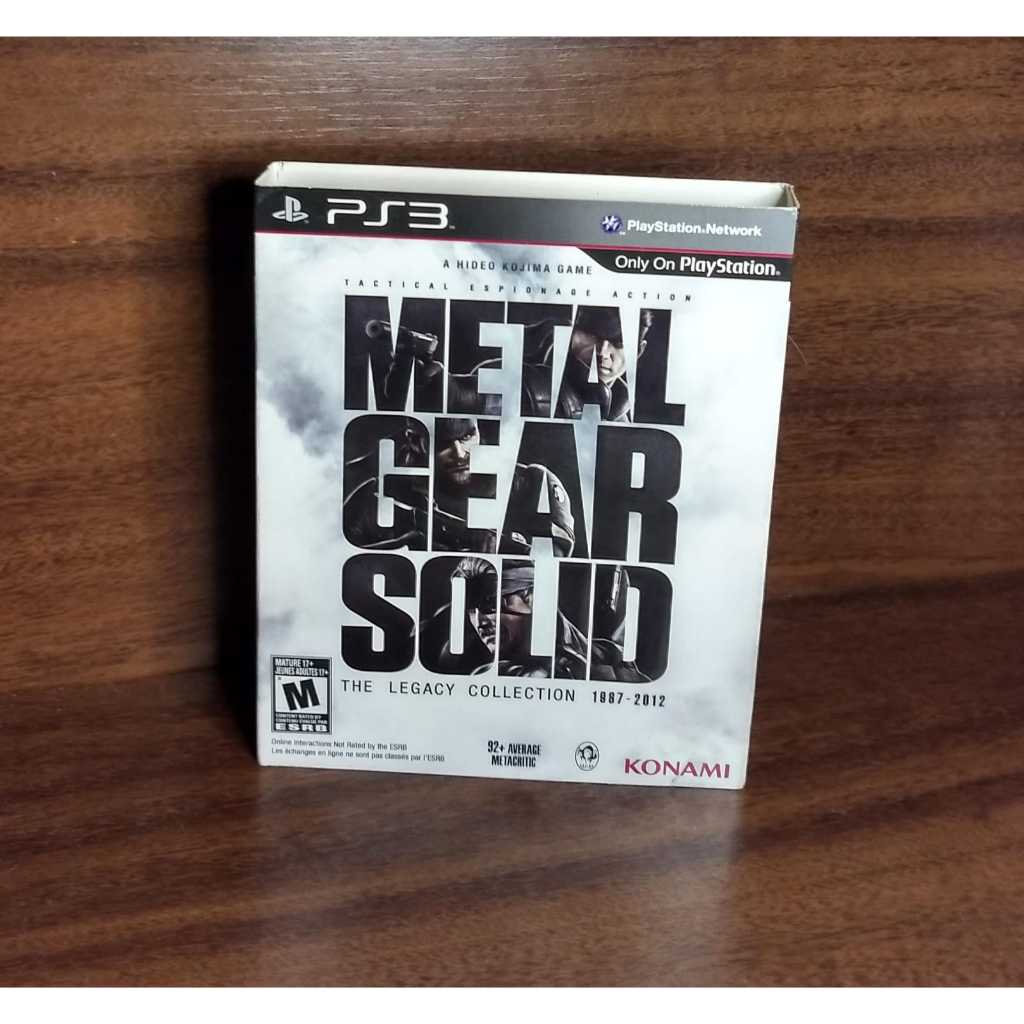 Luva do Jogo Metal Gear Solid The Legacy Collection - PS3