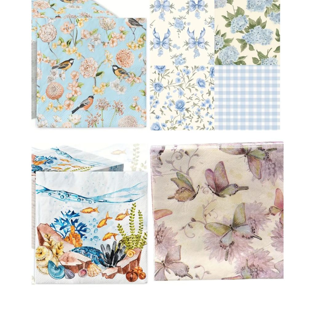 Guardanapos para decoupage 4 UNID decoupagem artesanato