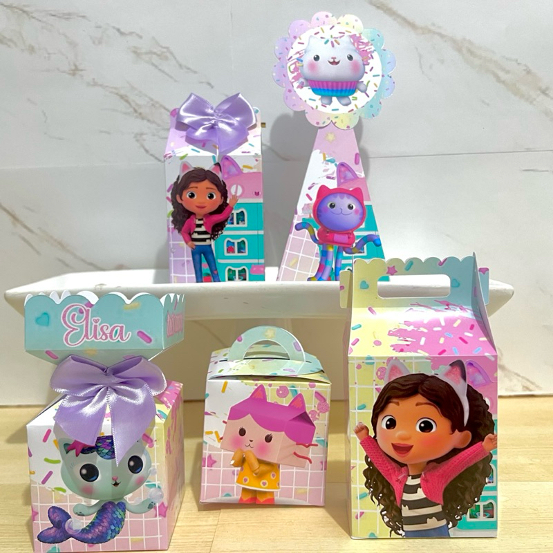 Kit Personalizados Casa Magica da Gabi Gaby para Festa Infantil Mimo/ Papelaria/ Caixinhas/ aniversário em Oferta na Shopee