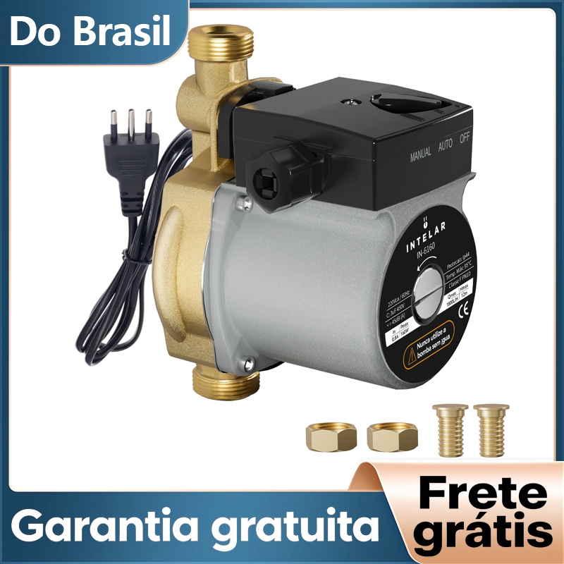 Bomba Pressurizadora Intelar In-6160 160w 220V 60hz 20mca Super Força Com Mudo Para Banheiro Cozinha