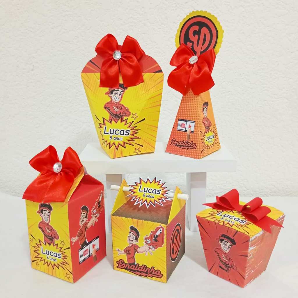 Kit Caixas Enaldinho / Personalizada /Lembrancinha de Festa /Aniversário