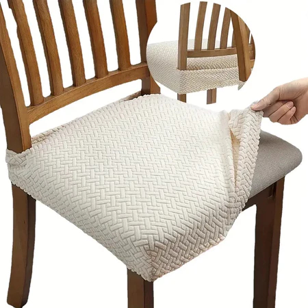 KIT 2 PCS Conjunto De Cadeira De Camurça Estilo Moderno À Prova D'água, Protetor De Assento