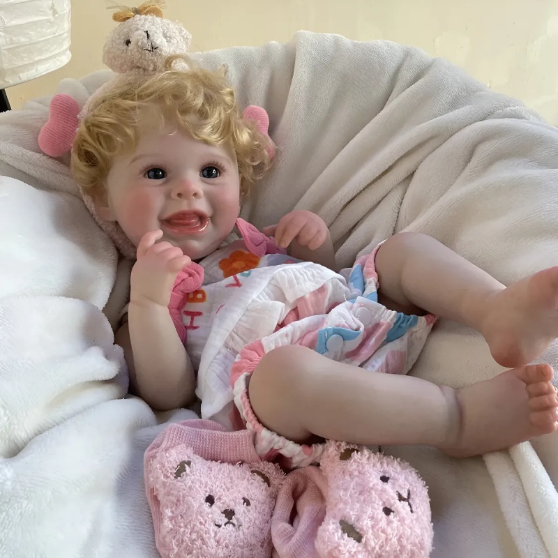 Bebe Reborn Barato Menina Inteiro Vinil Siliconado Boneca Bebê Realista 100% Silicone Envio Imediato De