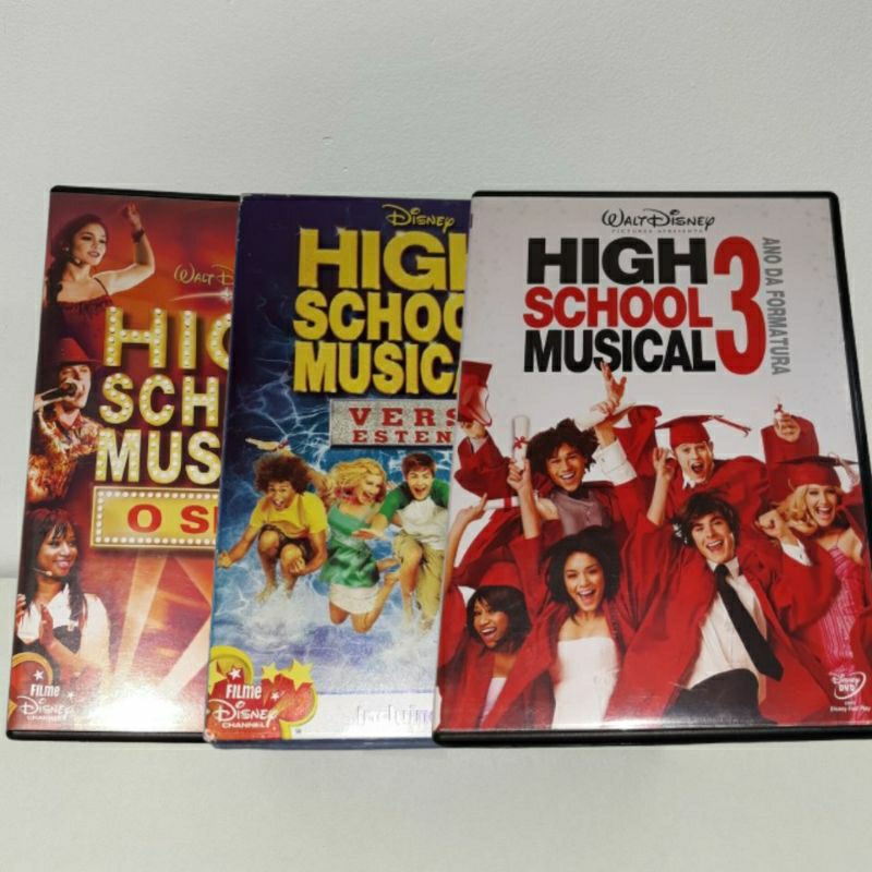 DVD High School Musical O Show, 2 e 3 (Usado)
