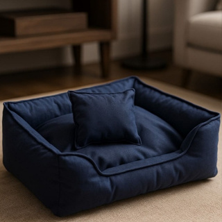 Cama para cachorro Pet Cachorro e Gato – Suede Premium com Fibra Siliconada + Travesseiro Brinde em Oferta na Shopee