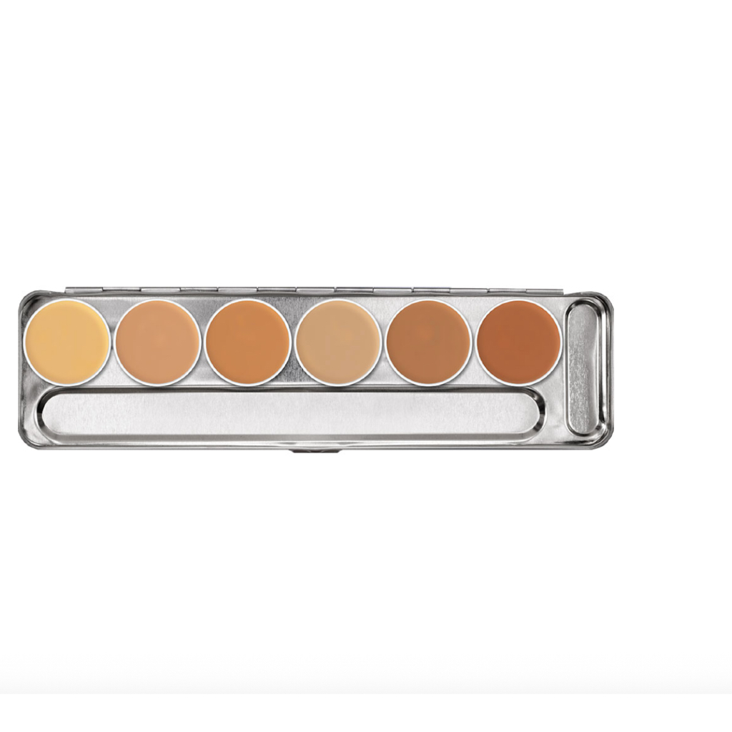 Paleta Corretivo Kryolan - 6 Cores Modelo M