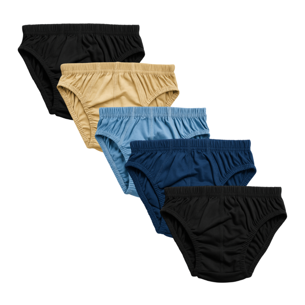 Kit 5 Cueca Infantil Premium 100% Algodão Forro Duplo Dino em Oferta na Shopee