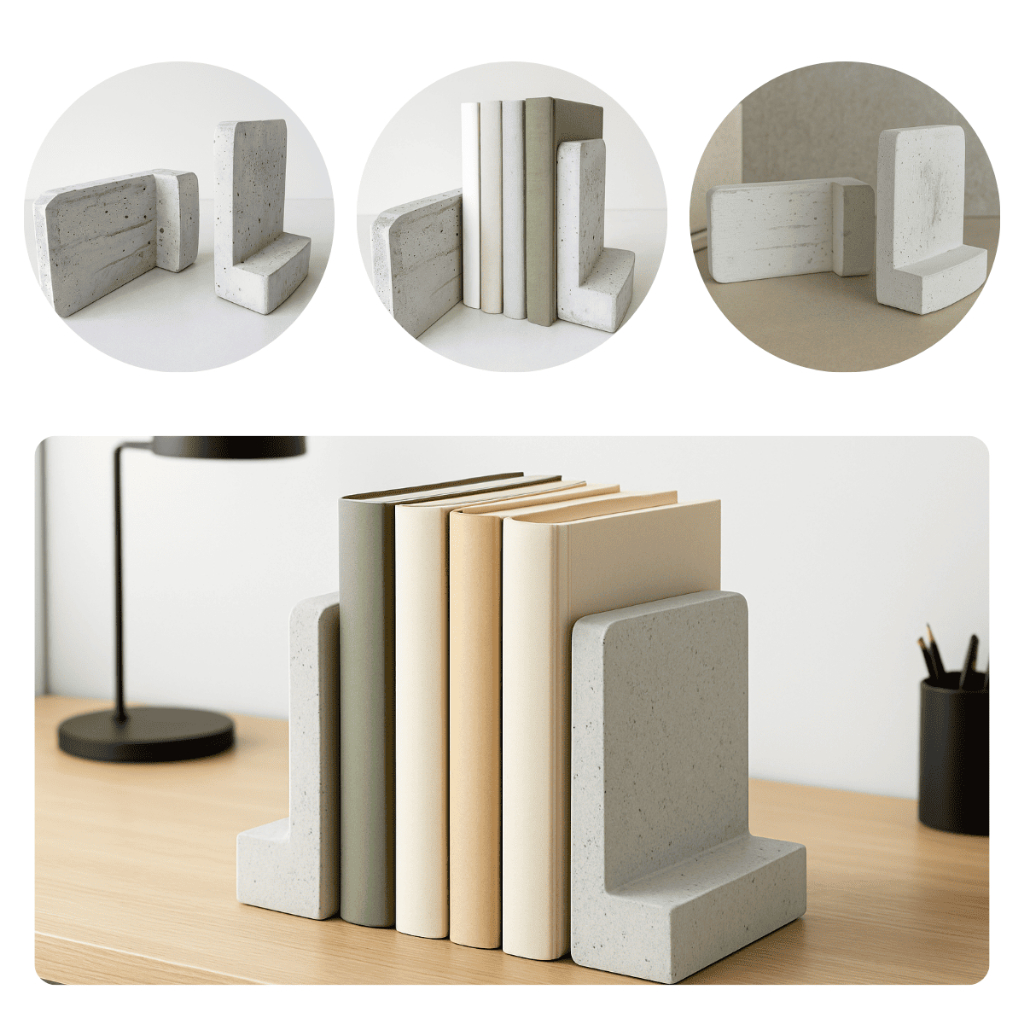 Kit Apoio de Livros BAUZ par de porta livros estante escritório bibliocanto Suporte em Oferta na Shopee