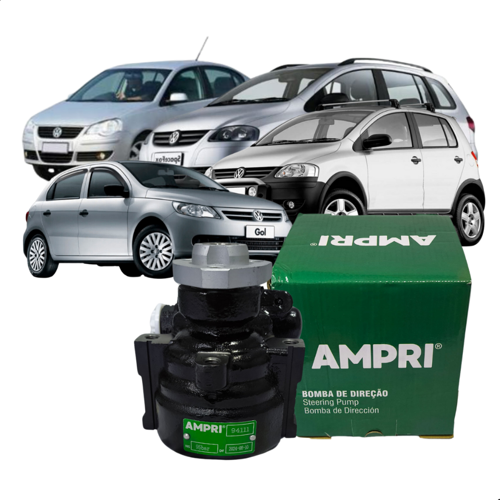 Bomba Direção Hidráulica Ampri Crossfox Fox Gol Voyage Saveiro 1.0 1.6 em Oferta na Shopee