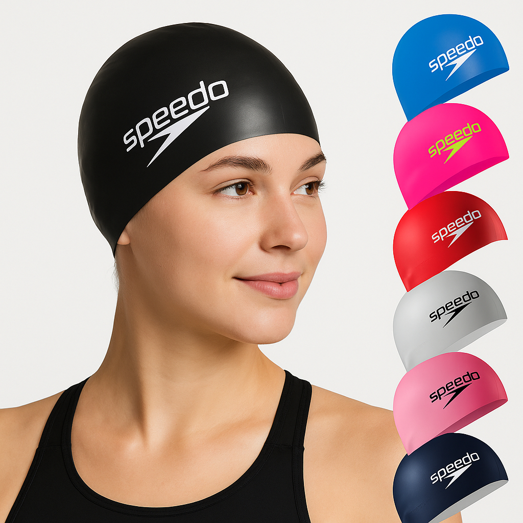 Touca de Natação Lisa Speedo Flat Swin Cap Treinamento em Oferta na Shopee